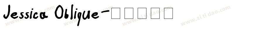 Jessica Oblique字体转换